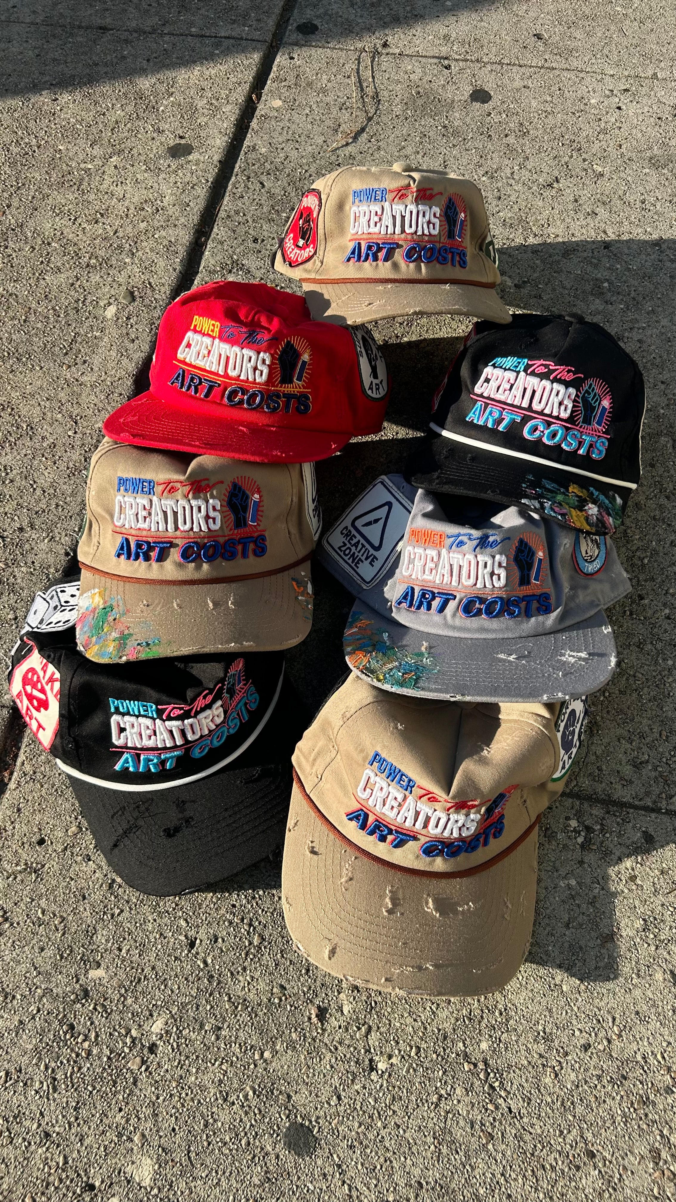 New Art Power to the Creators Trucker