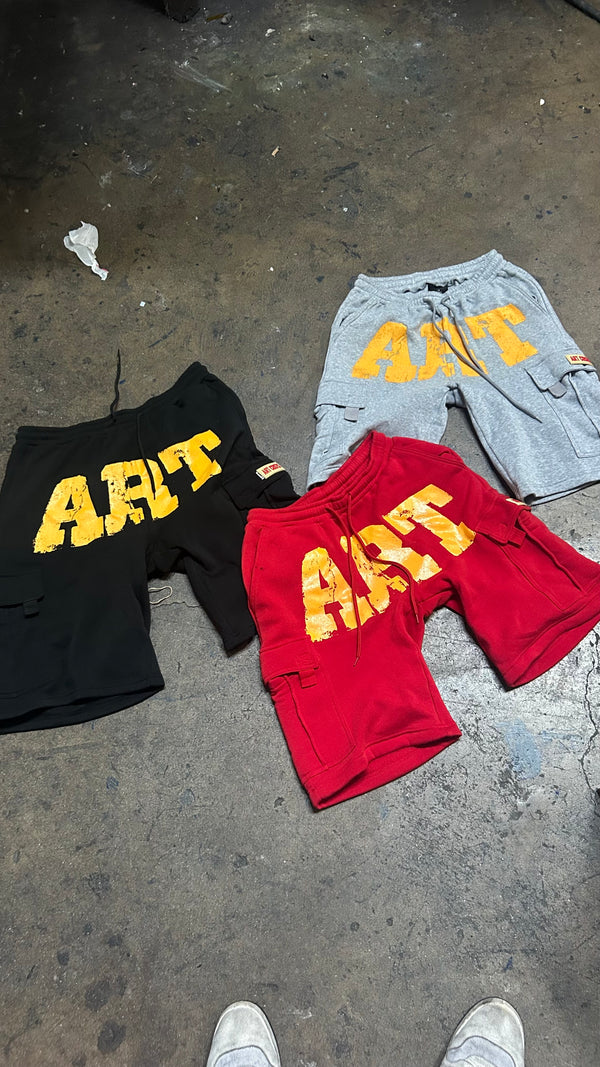 ART simple cargo sweatshorts