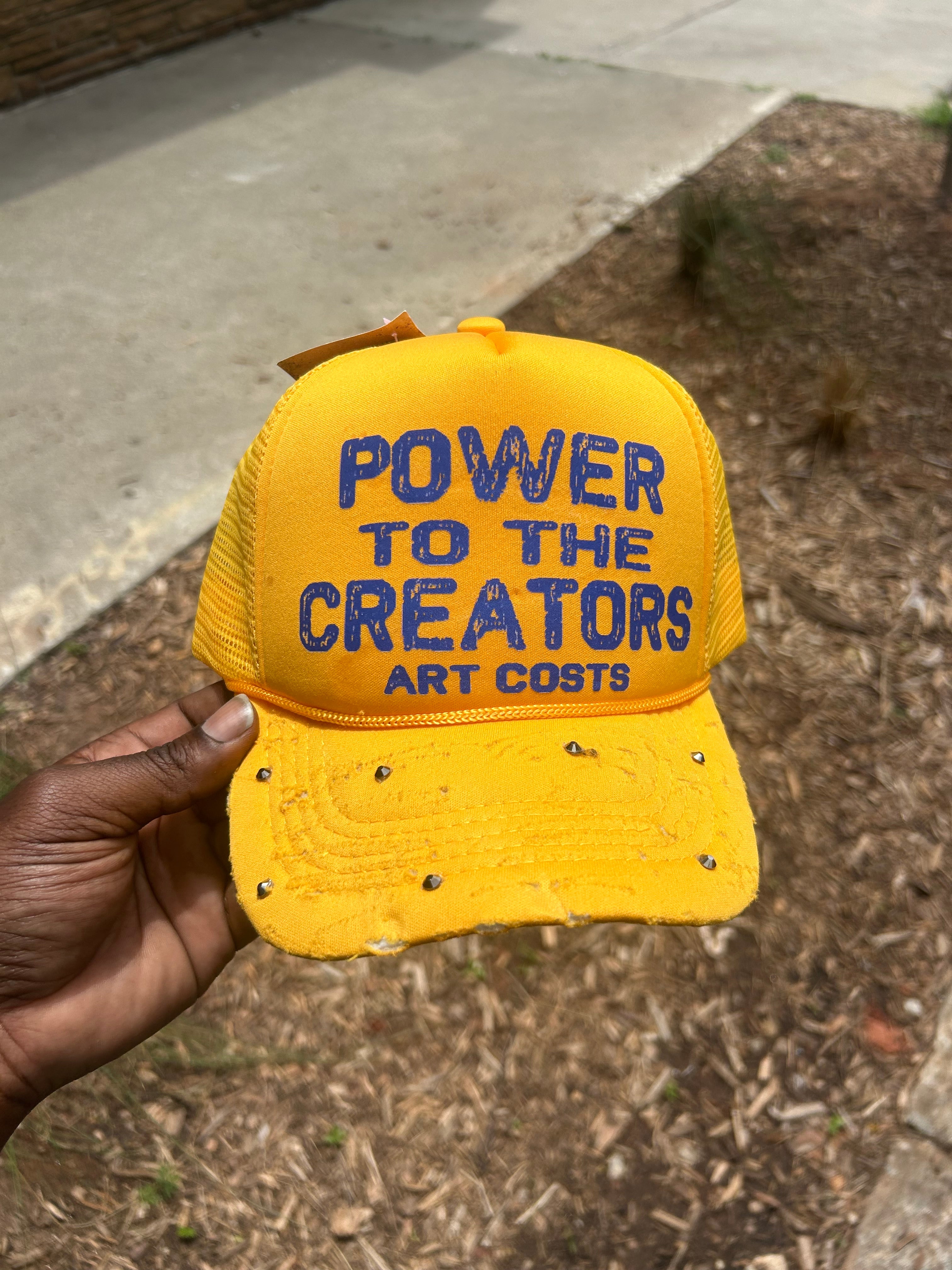 Power to the Creators Original Trucker