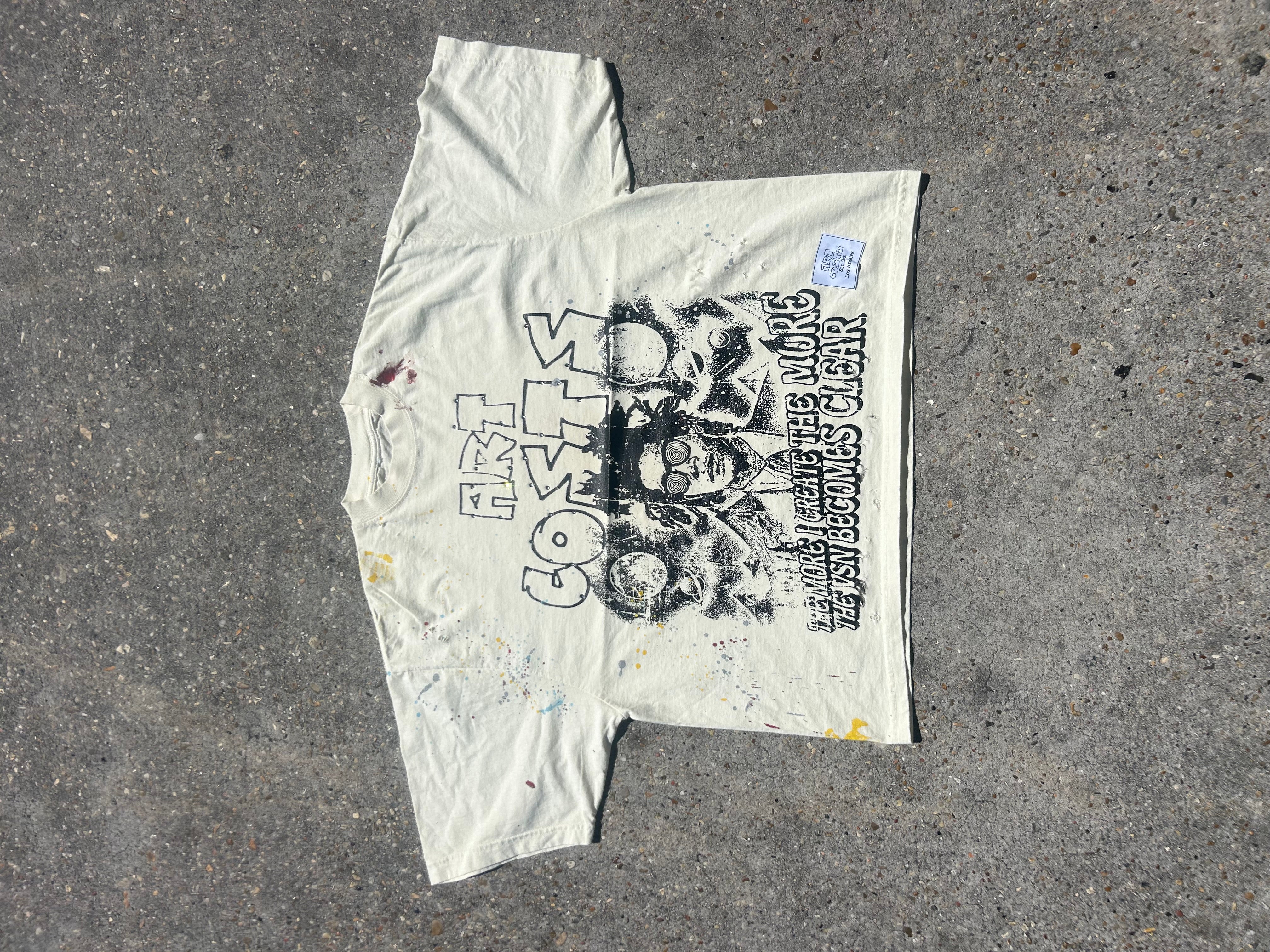 ART COSTSxWRLDINVSN SIMPLE TEE