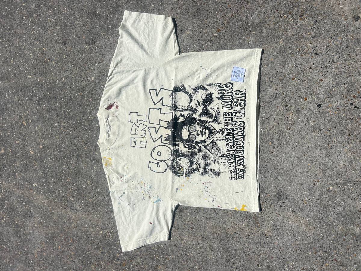 ART COSTSxWRLDINVSN SIMPLE TEE