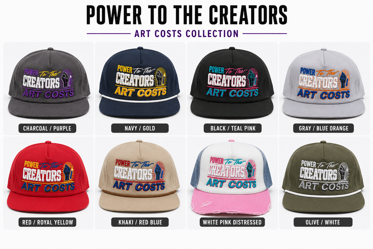 New Art Power to the Creators Trucker