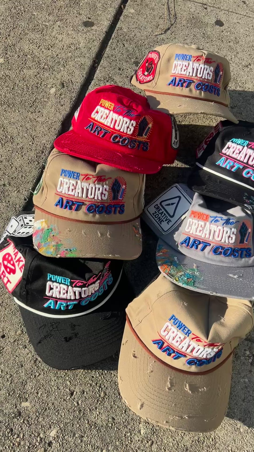 New Art Power to the Creators Trucker